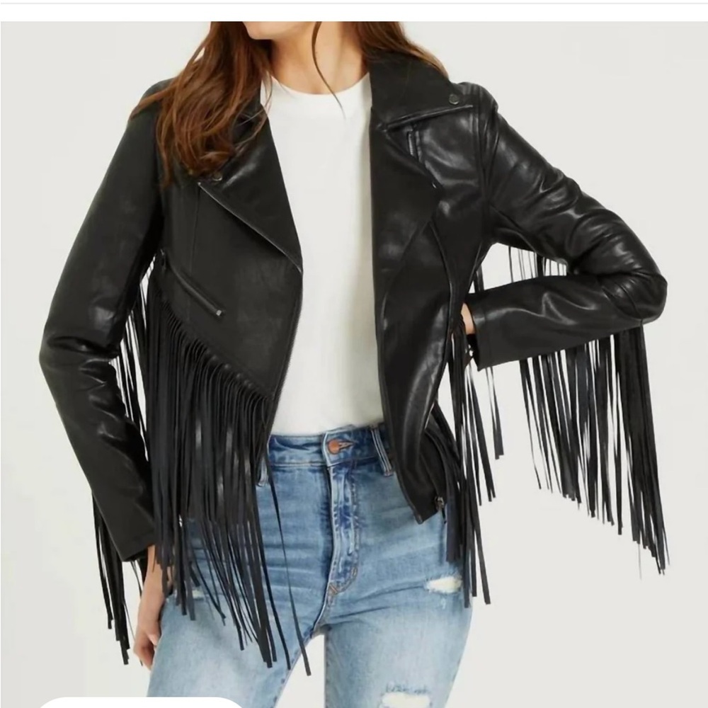 NWT Dear John Talin Fringed Jacket